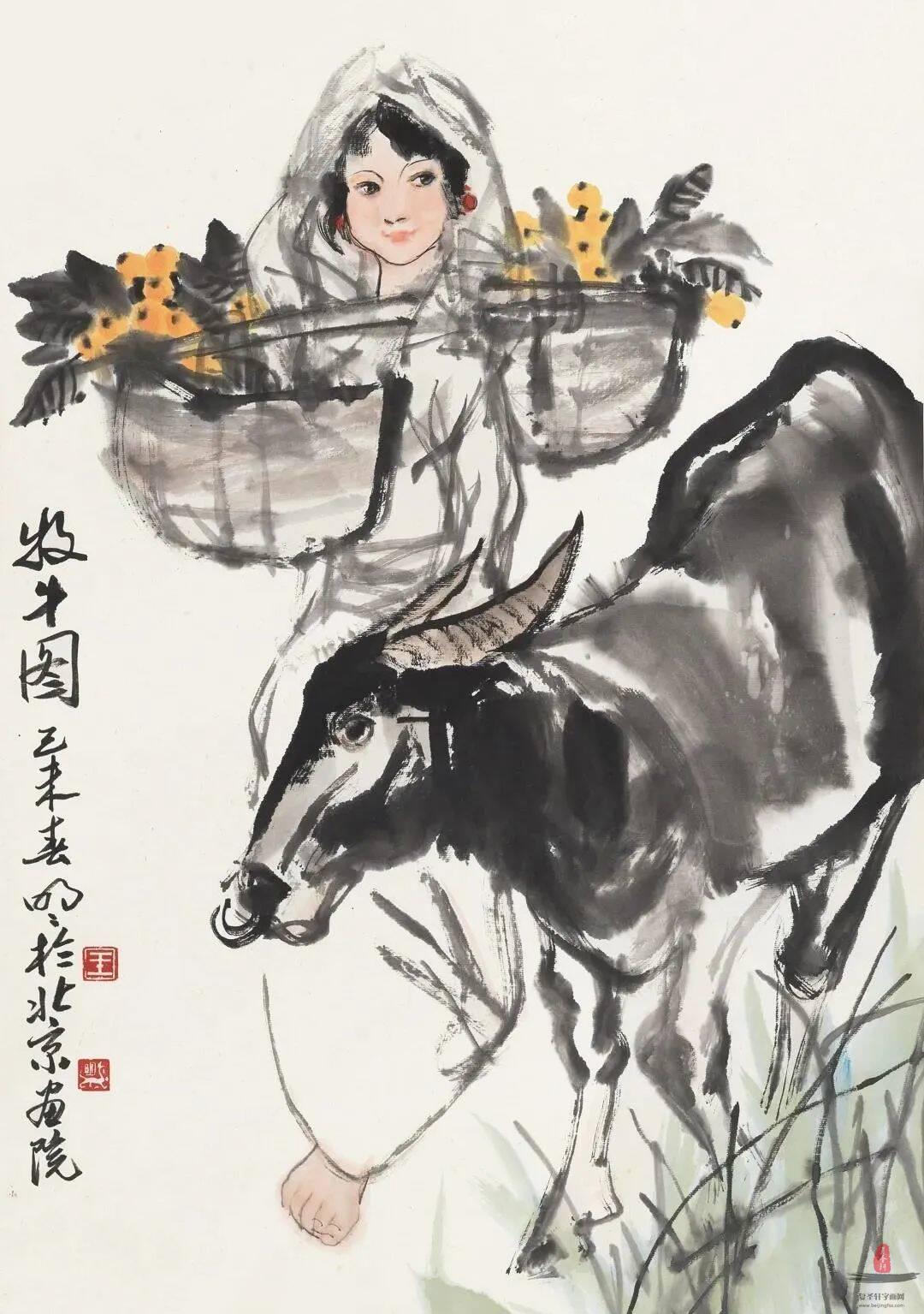 王明明《牧牛图》